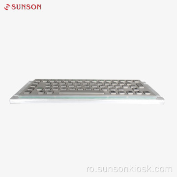 Tastatură industrială din metal cu touch pad